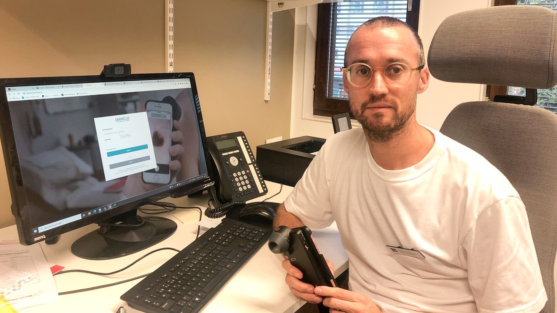 Martin Friberg, allmänspecialist på Capio Ringen i Stockholm. Martin Friberg, allmänspecialist på Capio Ringen i Stockholm.