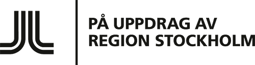 På uppdrag av Region Stockholm logotyp Region Stockholm Logo