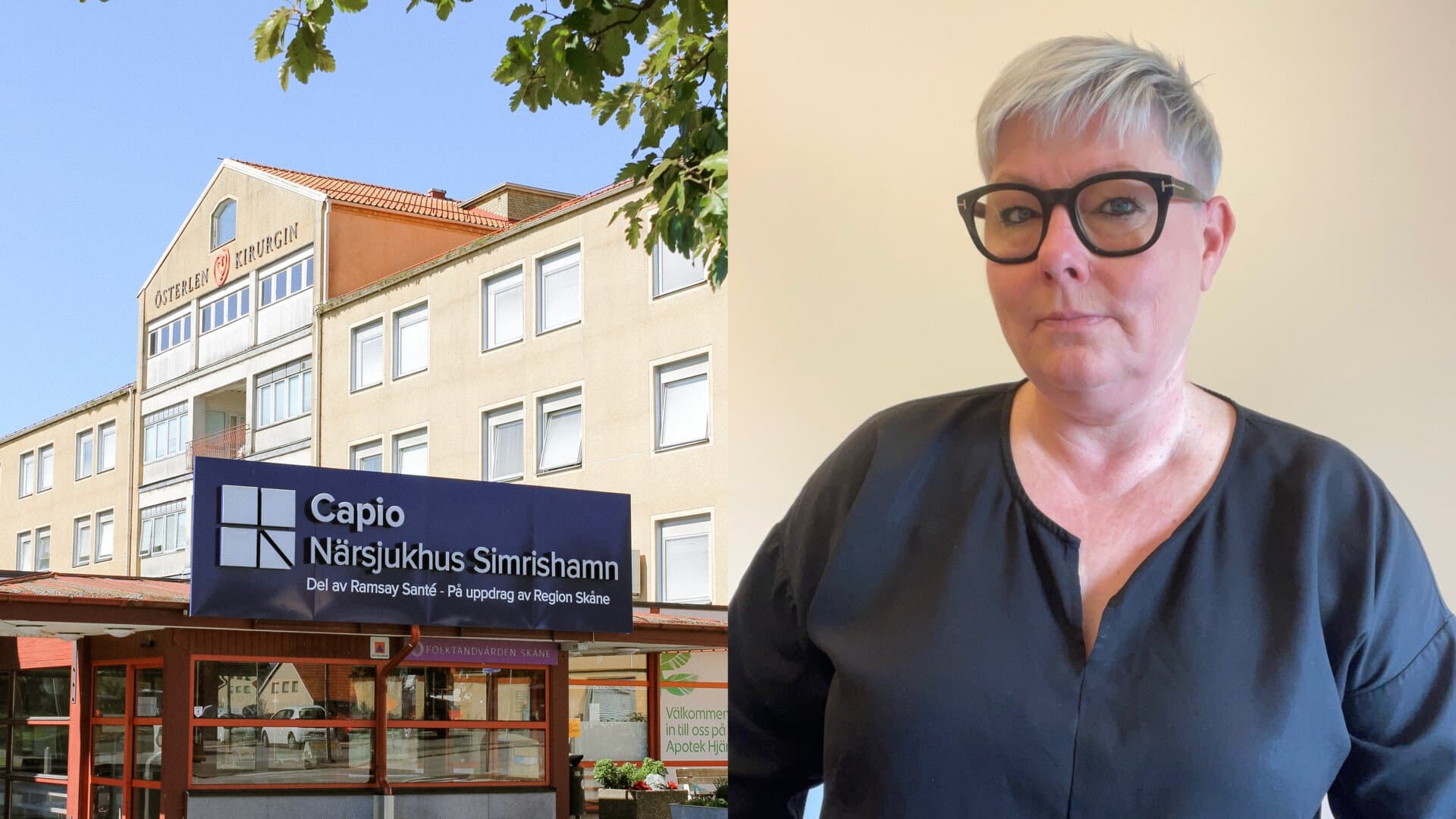 Annika Andersson, sjukhuschef på Capio Närsjukhus Simrishamn Annika Andersson, sjukhuschef på Capio Närsjukhus Simrishamn