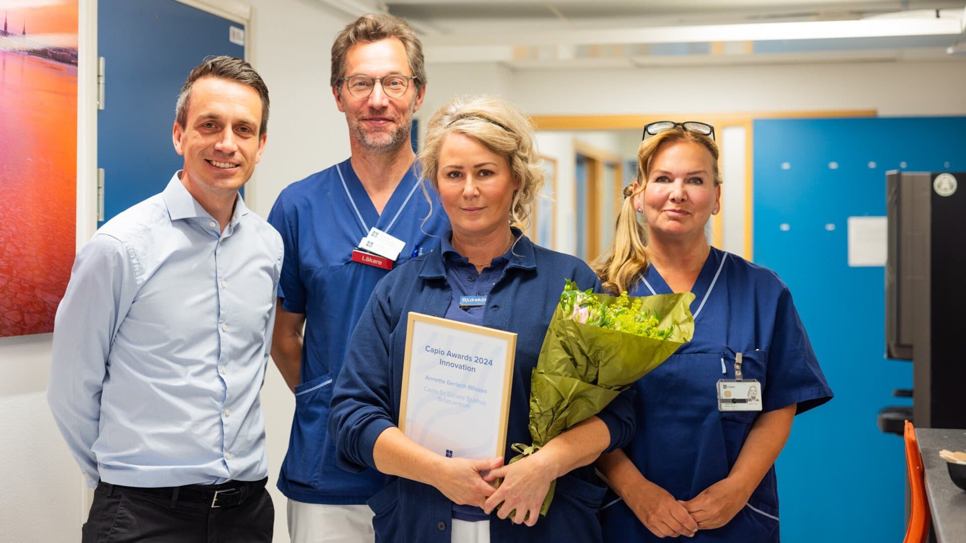 Annette Gerlach Nilsson vann Capio Awards Innovationspris 2024 Annette Gerlach Nilsson vann Capio Awards Innovationspris 2024