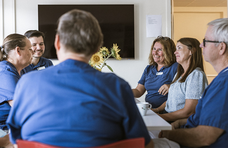 Annika Olofsson tillsammans med kollegor