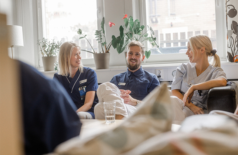 Oskar Sterner med kollegor